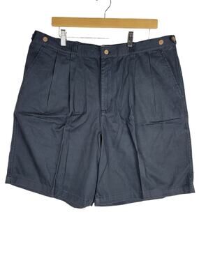 BLUE CASUAL SHORTS SIZE 38 KHAKI'S BY ARROW NOS Beach Comfy Deep Pockets
